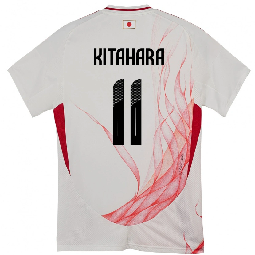 Danxen Herren Japan Maki Kitahara #11 Weiß Auswärtstrikot Trikot 24-26 T-Shirt Schweiz