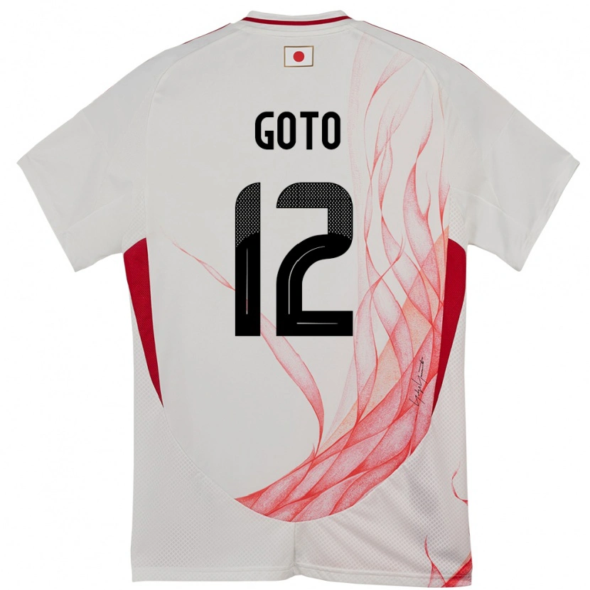 Danxen Herren Japan Wataru Goto #12 Weiß Auswärtstrikot Trikot 24-26 T-Shirt Schweiz
