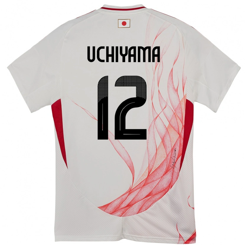 Danxen Herren Japan Shota Uchiyama #12 Weiß Auswärtstrikot Trikot 24-26 T-Shirt Schweiz