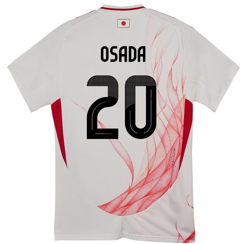 Danxen Herren Japan Towa Osada #20 Weiß Auswärtstrikot Trikot 24-26 T-Shirt Schweiz