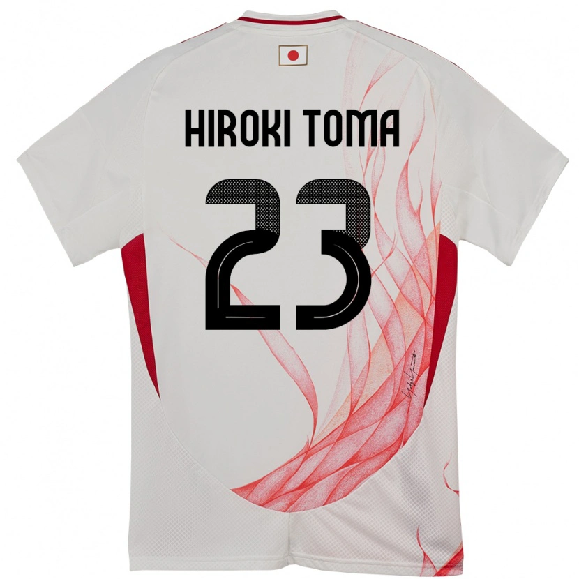 Danxen Herren Japan Otavio Hiroki Toma #23 Weiß Auswärtstrikot Trikot 24-26 T-Shirt Schweiz