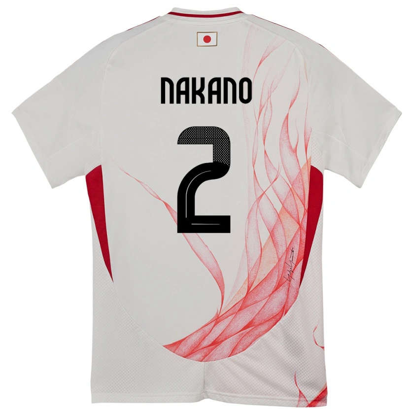 Danxen Herren Japan Shinya Nakano #2 Weiß Auswärtstrikot Trikot 24-26 T-Shirt Schweiz