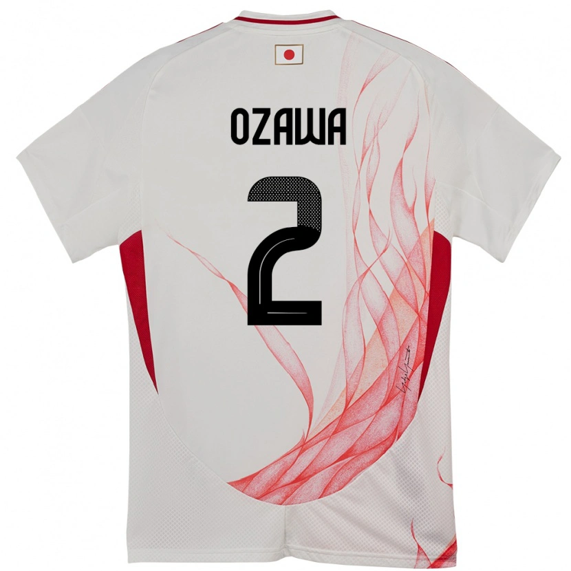 Danxen Herren Japan Haruki Ozawa #2 Weiß Auswärtstrikot Trikot 24-26 T-Shirt Schweiz