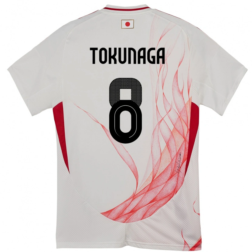 Danxen Herren Japan Ryo Tokunaga #8 Weiß Auswärtstrikot Trikot 24-26 T-Shirt Schweiz