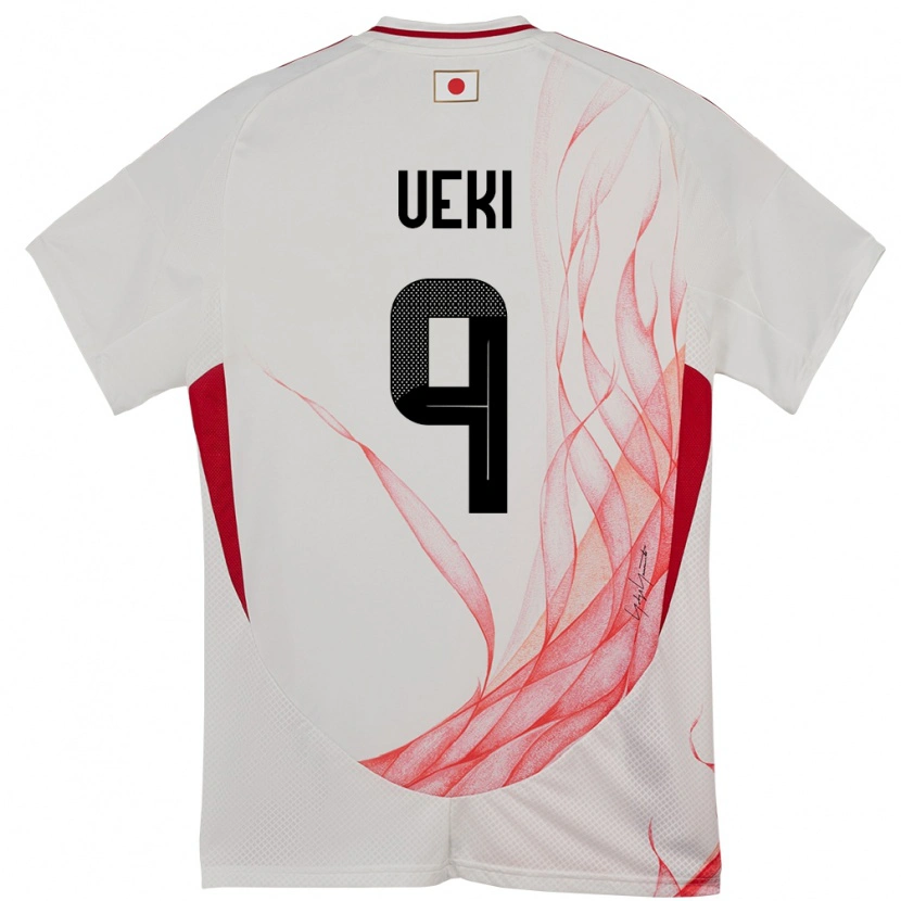 Danxen Herren Japan Riko Ueki #9 Weiß Auswärtstrikot Trikot 24-26 T-Shirt Schweiz