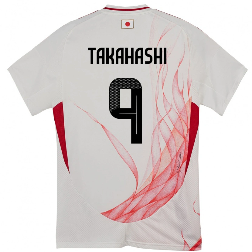 Danxen Herren Japan Hikaru Takahashi #9 Weiß Auswärtstrikot Trikot 24-26 T-Shirt Schweiz