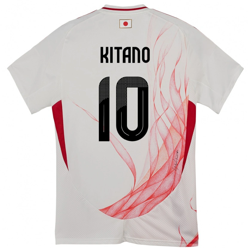 Danxen Herren Japan Sota Kitano #10 Weiß Auswärtstrikot Trikot 24-26 T-Shirt Schweiz
