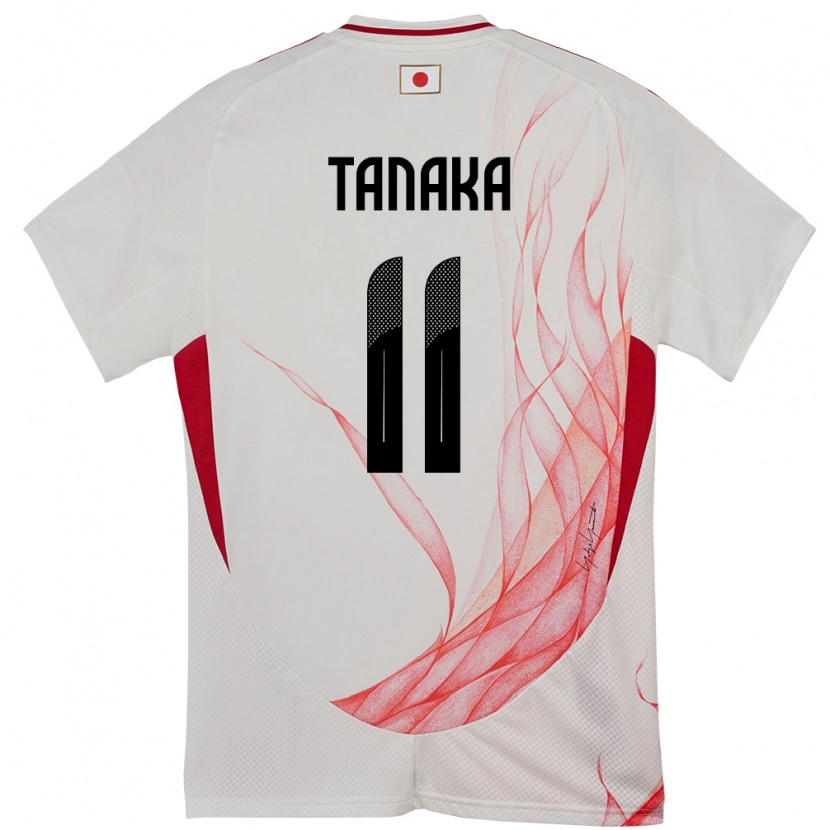 Danxen Herren Japan Mina Tanaka #11 Weiß Auswärtstrikot Trikot 24-26 T-Shirt Schweiz