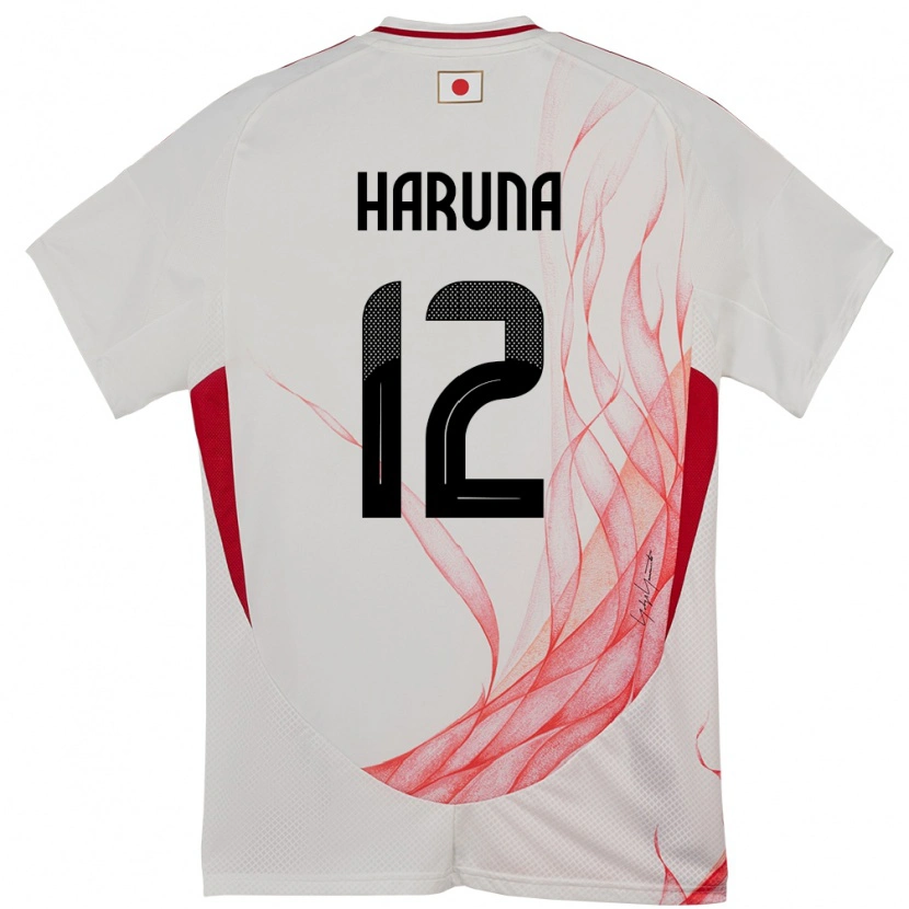 Danxen Herren Japan Ryusei Haruna #12 Weiß Auswärtstrikot Trikot 24-26 T-Shirt Schweiz