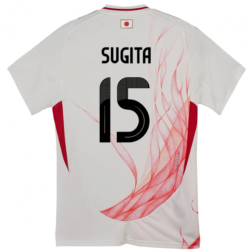 Danxen Herren Japan Hina Sugita #15 Weiß Auswärtstrikot Trikot 24-26 T-Shirt Schweiz