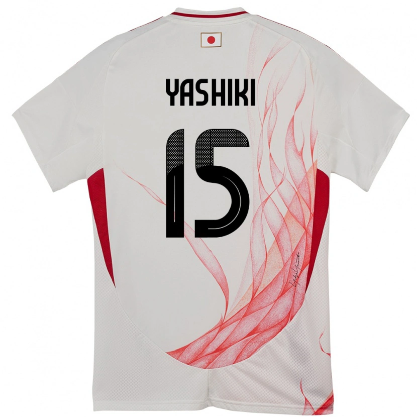 Danxen Herren Japan Yusei Yashiki #15 Weiß Auswärtstrikot Trikot 24-26 T-Shirt Schweiz