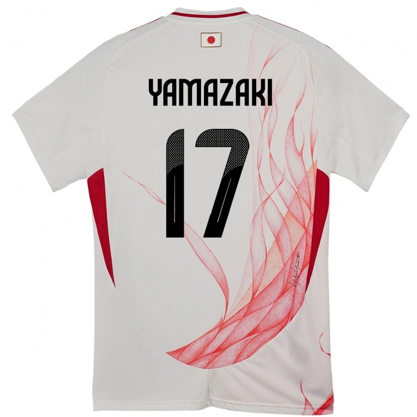 Danxen Herren Japan Taishin Yamazaki #17 Weiß Auswärtstrikot Trikot 24-26 T-Shirt Schweiz