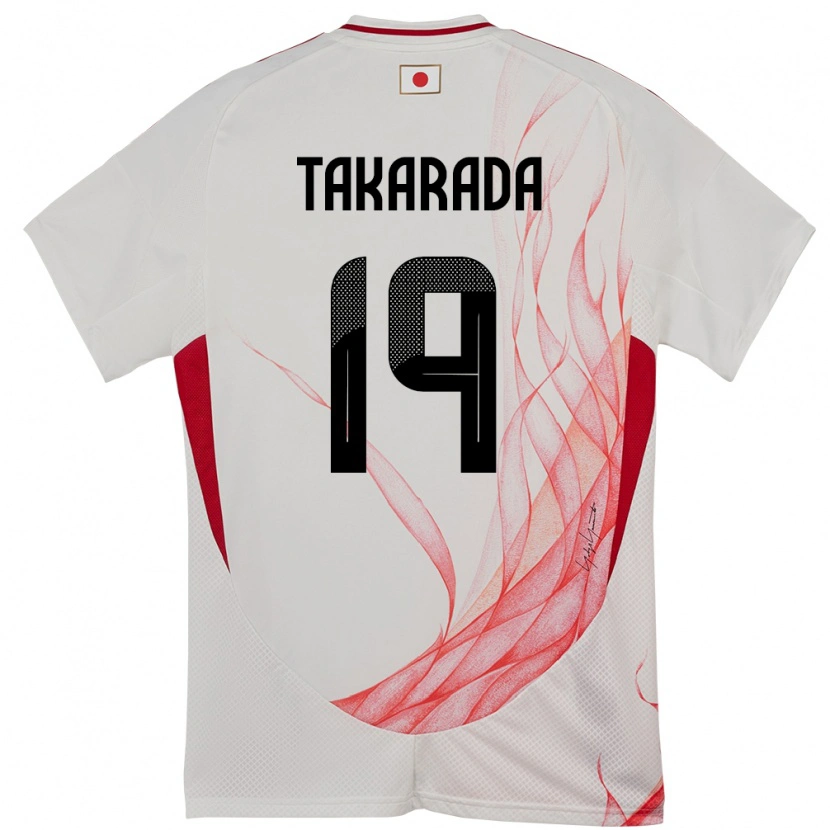 Danxen Herren Japan Saori Takarada #19 Weiß Auswärtstrikot Trikot 24-26 T-Shirt Schweiz