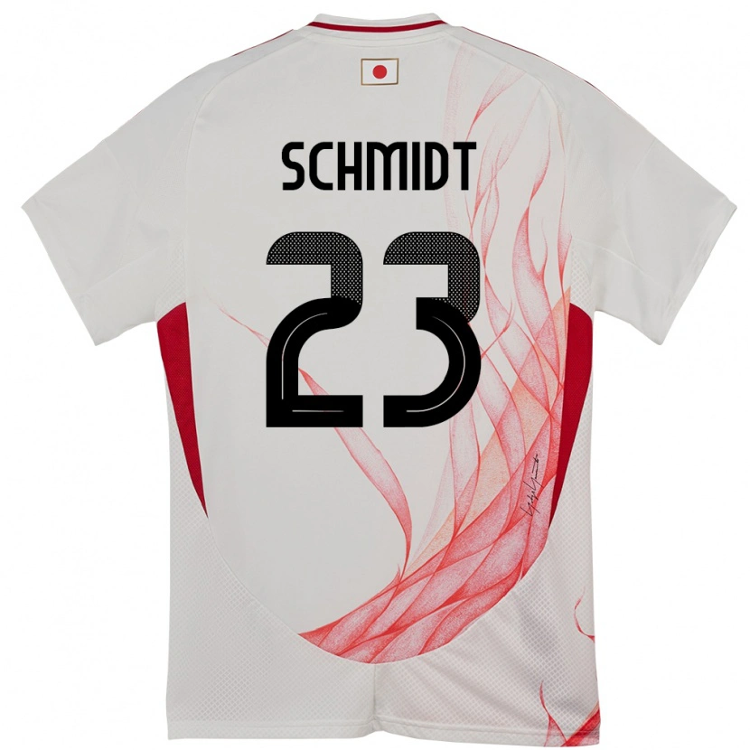 Danxen Herren Japan Daniel Schmidt #23 Weiß Auswärtstrikot Trikot 24-26 T-Shirt Schweiz