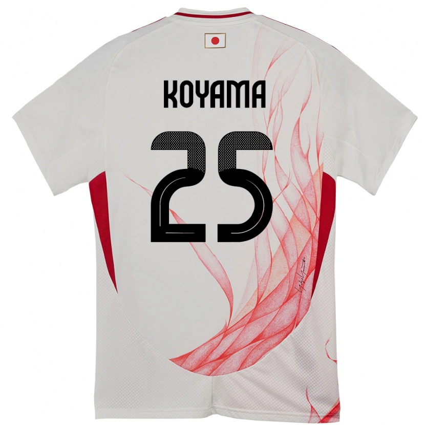 Danxen Herren Japan Shinomi Koyama #25 Weiß Auswärtstrikot Trikot 24-26 T-Shirt Schweiz