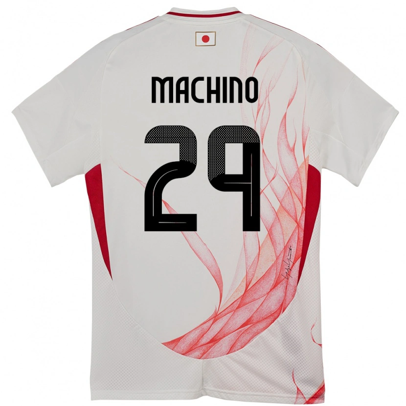 Danxen Herren Japan Shuto Machino #29 Weiß Auswärtstrikot Trikot 24-26 T-Shirt Schweiz