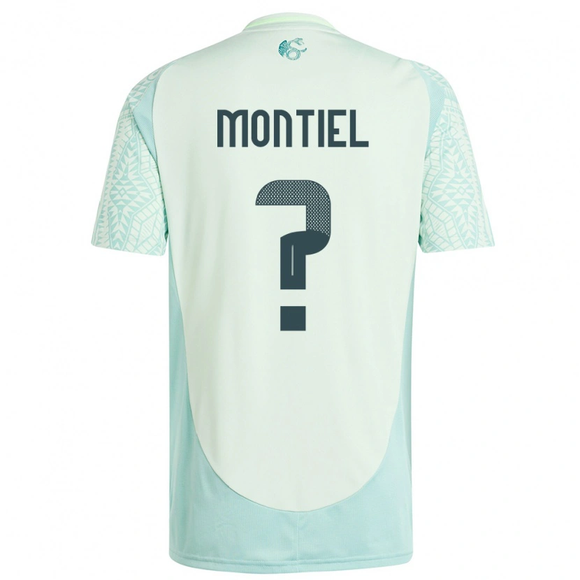Danxen Herren Mexiko Elías Montiel #0 Leinengrün Auswärtstrikot Trikot 24-26 T-Shirt Schweiz