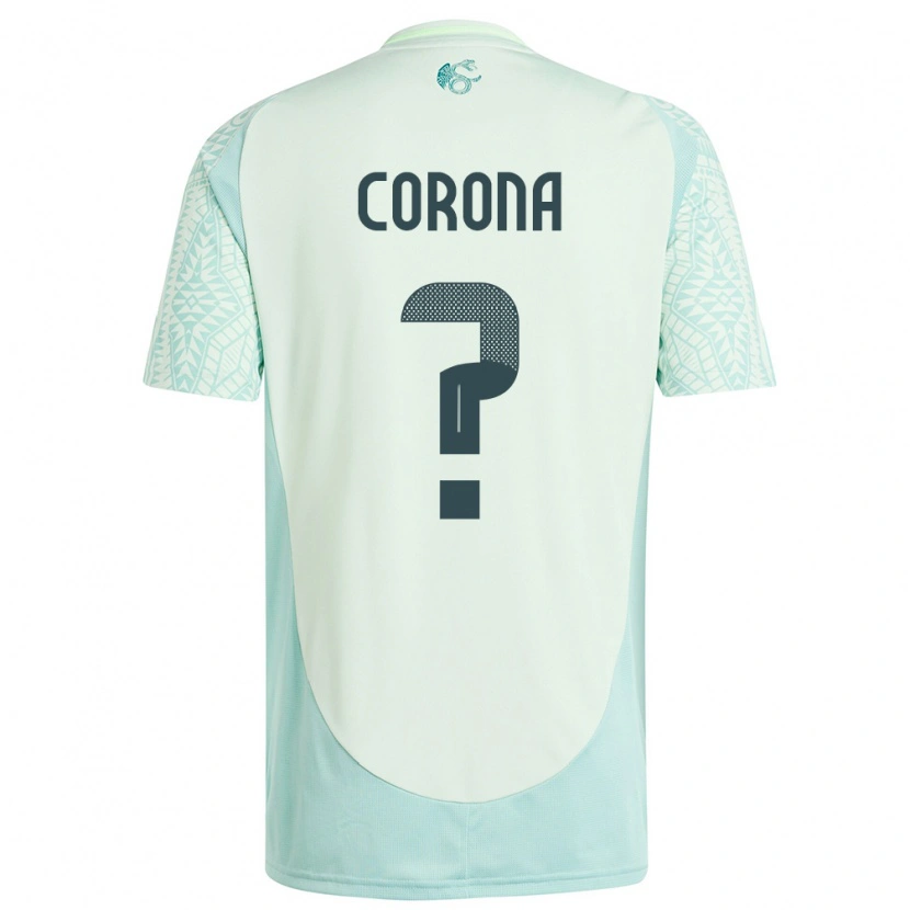 Danxen Herren Mexiko Michael Corona #0 Leinengrün Auswärtstrikot Trikot 24-26 T-Shirt Schweiz