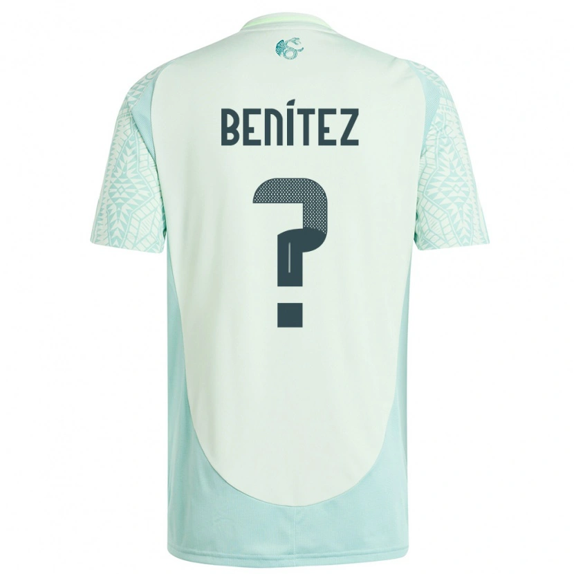 Danxen Herren Mexiko Gianluca Benítez #0 Leinengrün Auswärtstrikot Trikot 24-26 T-Shirt Schweiz