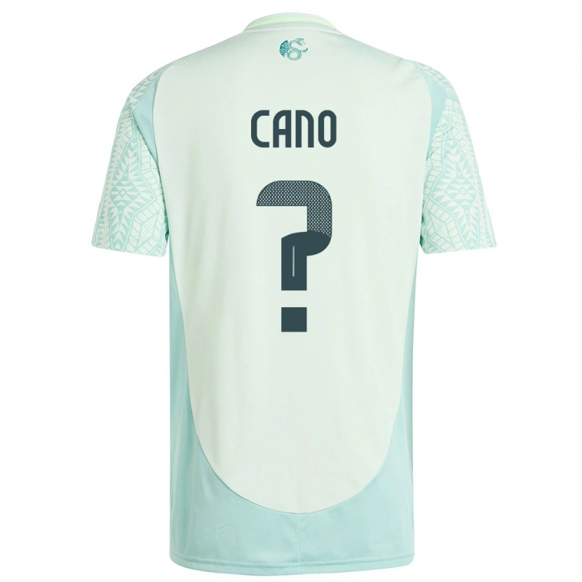 Danxen Herren Mexiko Iker Cano #0 Leinengrün Auswärtstrikot Trikot 24-26 T-Shirt Schweiz