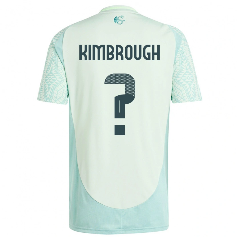 Danxen Herren Mexiko Da'vian Kimbrough #0 Leinengrün Auswärtstrikot Trikot 24-26 T-Shirt Schweiz