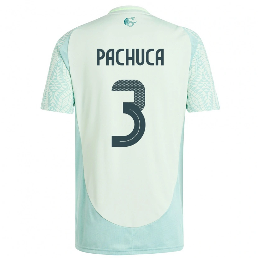 Danxen Herren Mexiko José Pachuca #3 Leinengrün Auswärtstrikot Trikot 24-26 T-Shirt Schweiz