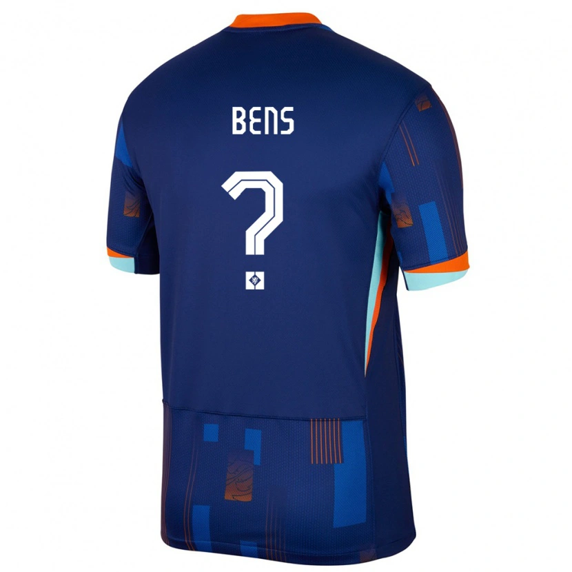 Danxen Herren Niederlande Teun Bens #0 Blau Auswärtstrikot Trikot 24-26 T-Shirt Schweiz
