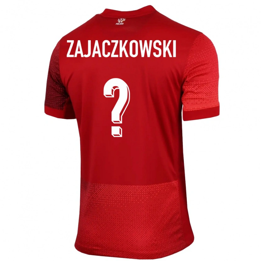 Danxen Herren Polen Lukasz Zajaczkowski #0 Rot Auswärtstrikot Trikot 24-26 T-Shirt Schweiz