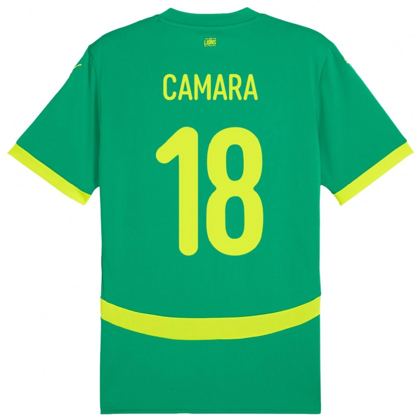 Danxen Herren Senegal Meta Camara #18 Grün Auswärtstrikot Trikot 24-26 T-Shirt Schweiz