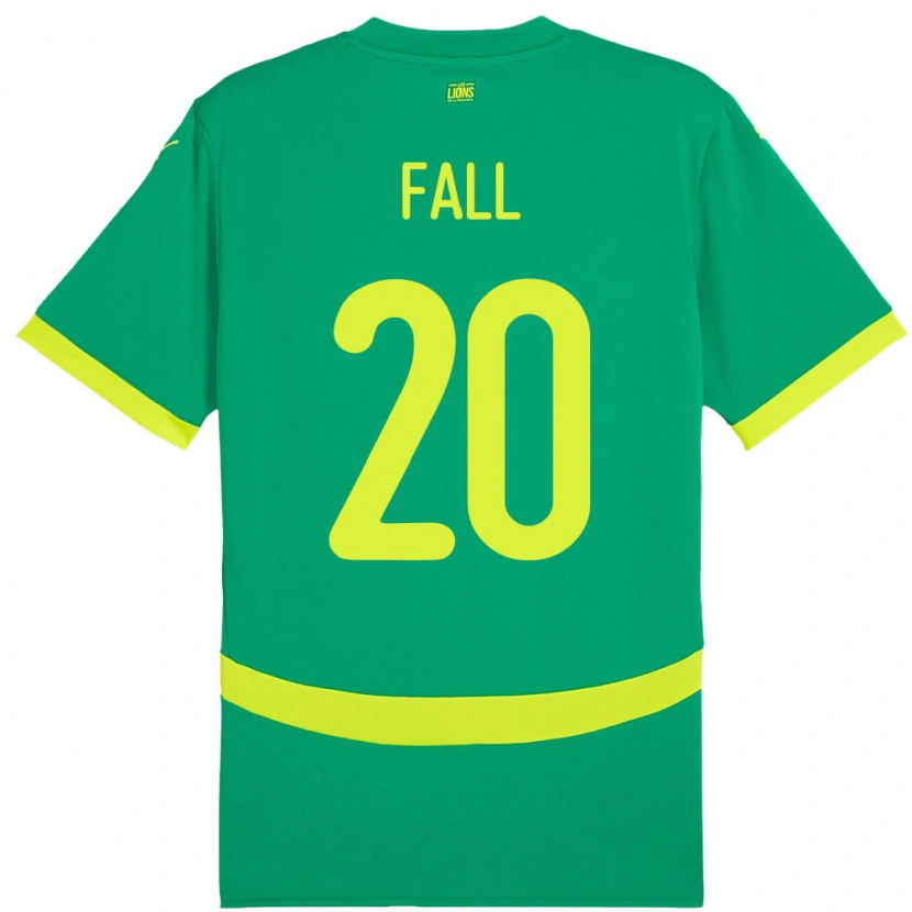 Danxen Herren Senegal Korka Fall #20 Grün Auswärtstrikot Trikot 24-26 T-Shirt Schweiz
