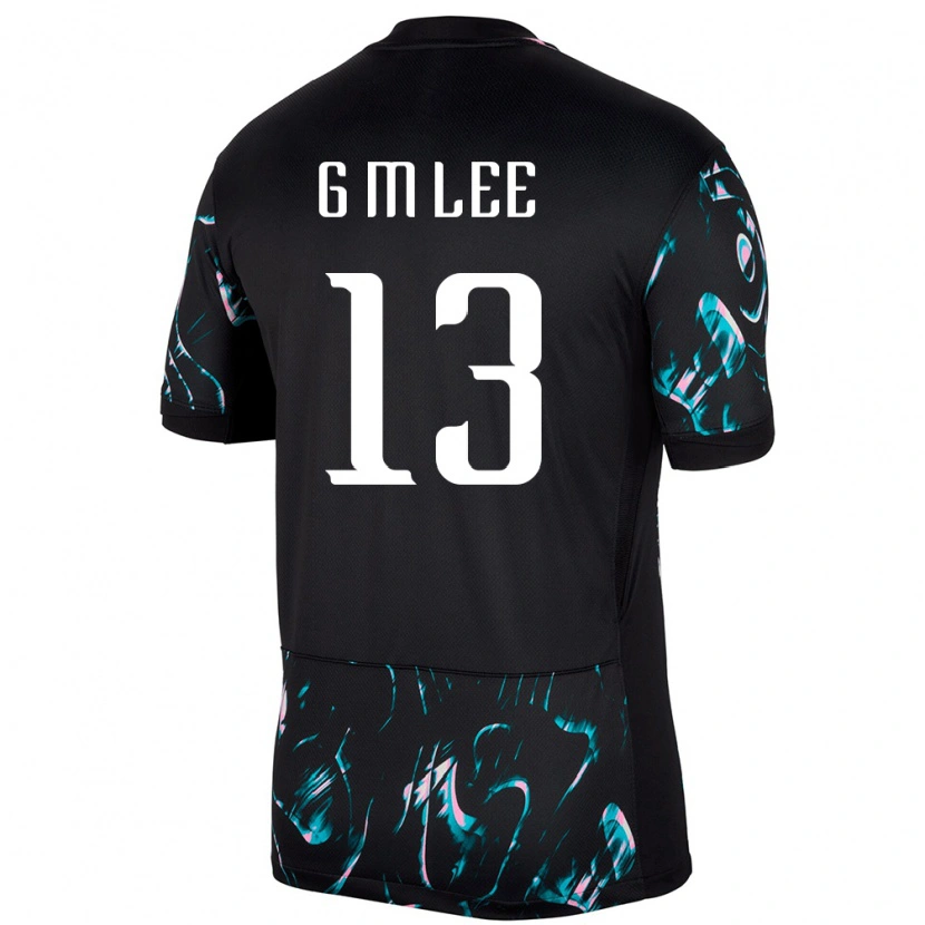 Danxen Herren Südkorea Lee Geum Min #13 Schwarz Auswärtstrikot Trikot 24-26 T-Shirt Schweiz