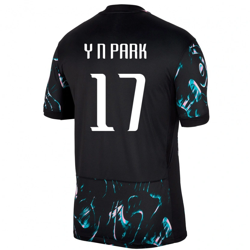 Danxen Herren Südkorea Park Ye Na #17 Schwarz Auswärtstrikot Trikot 24-26 T-Shirt Schweiz