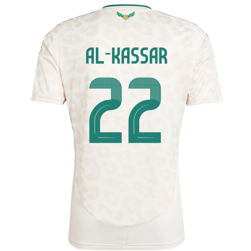 Danxen Herren Saudi-Arabien Ahmed Al-Kassar #22 Weiß Auswärtstrikot Trikot 24-26 T-Shirt Schweiz