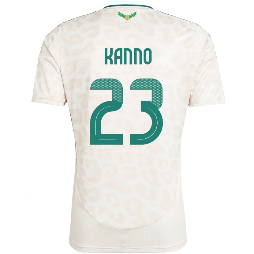 Danxen Herren Saudi-Arabien Mohamed Kanno #23 Weiß Auswärtstrikot Trikot 24-26 T-Shirt Schweiz