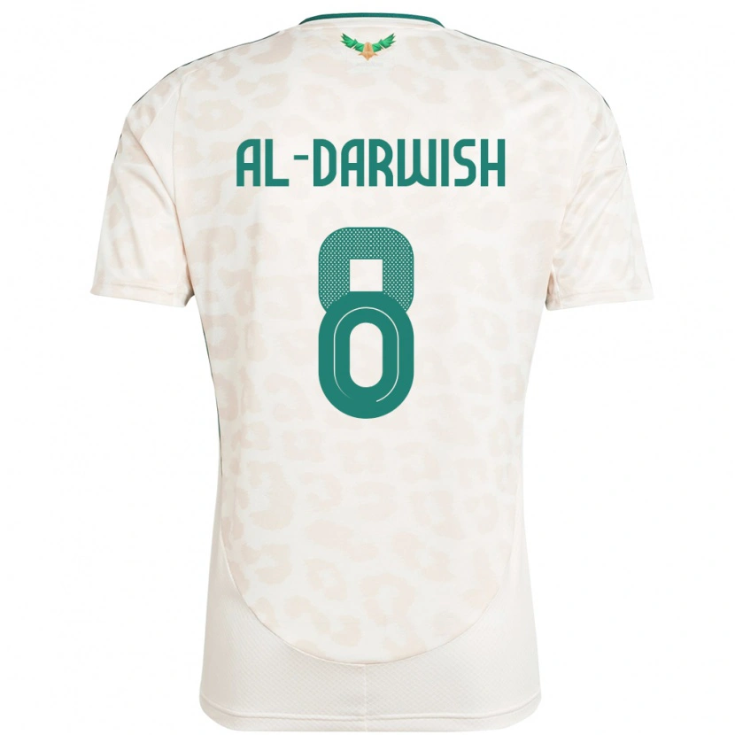 Danxen Herren Saudi-Arabien Mohammed Al-Darwish #8 Weiß Auswärtstrikot Trikot 24-26 T-Shirt Schweiz