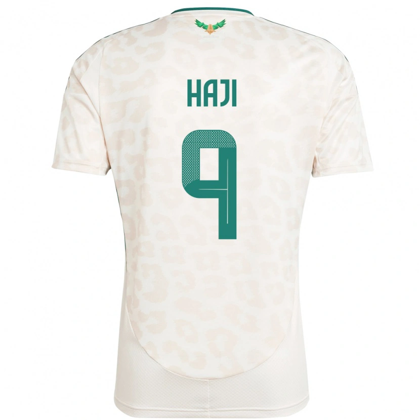 Danxen Herren Saudi-Arabien Talal Haji #9 Weiß Auswärtstrikot Trikot 24-26 T-Shirt Schweiz
