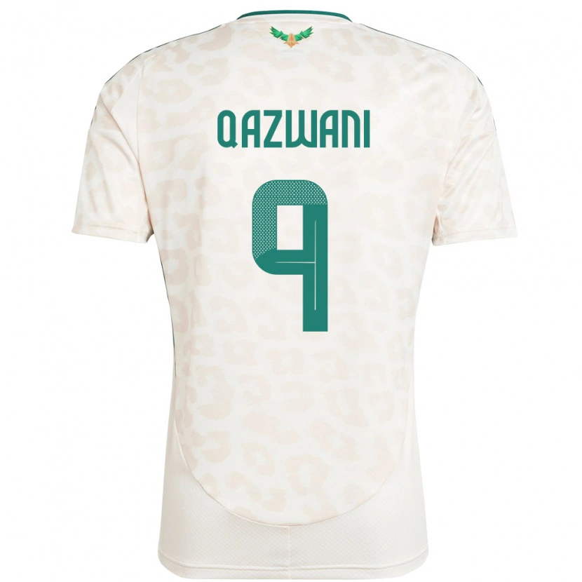 Danxen Herren Saudi-Arabien Ali Qazwani #9 Weiß Auswärtstrikot Trikot 24-26 T-Shirt Schweiz