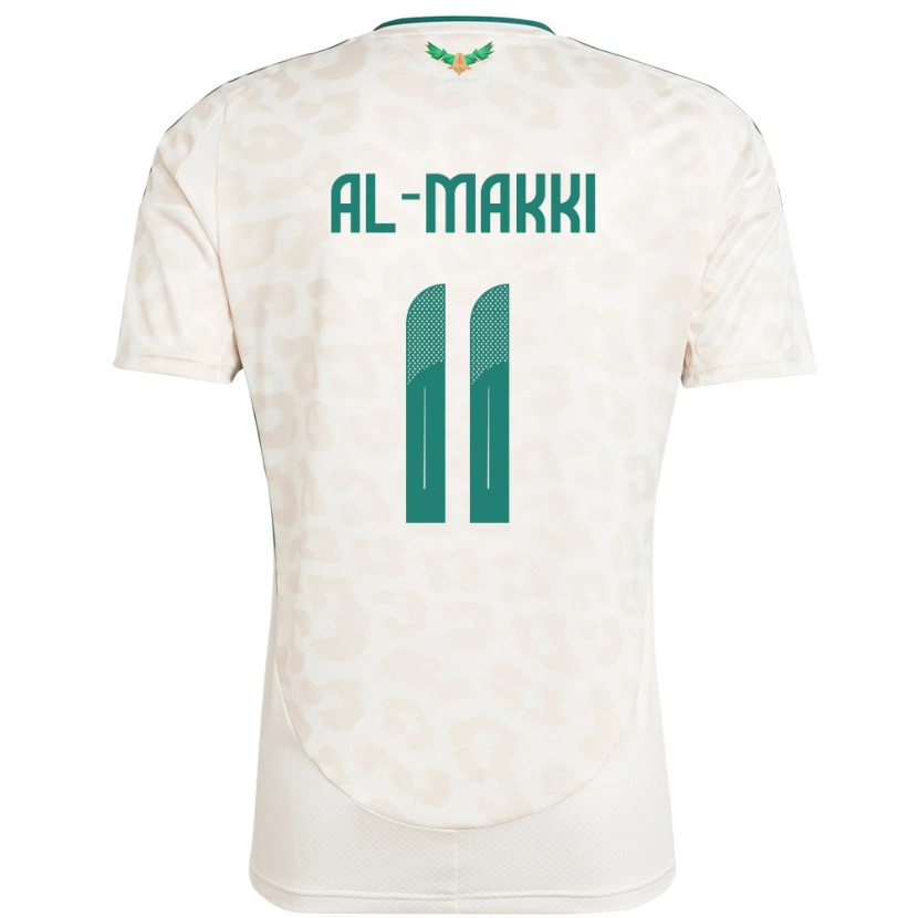 Danxen Herren Saudi-Arabien Ali Al-Makki #11 Weiß Auswärtstrikot Trikot 24-26 T-Shirt Schweiz