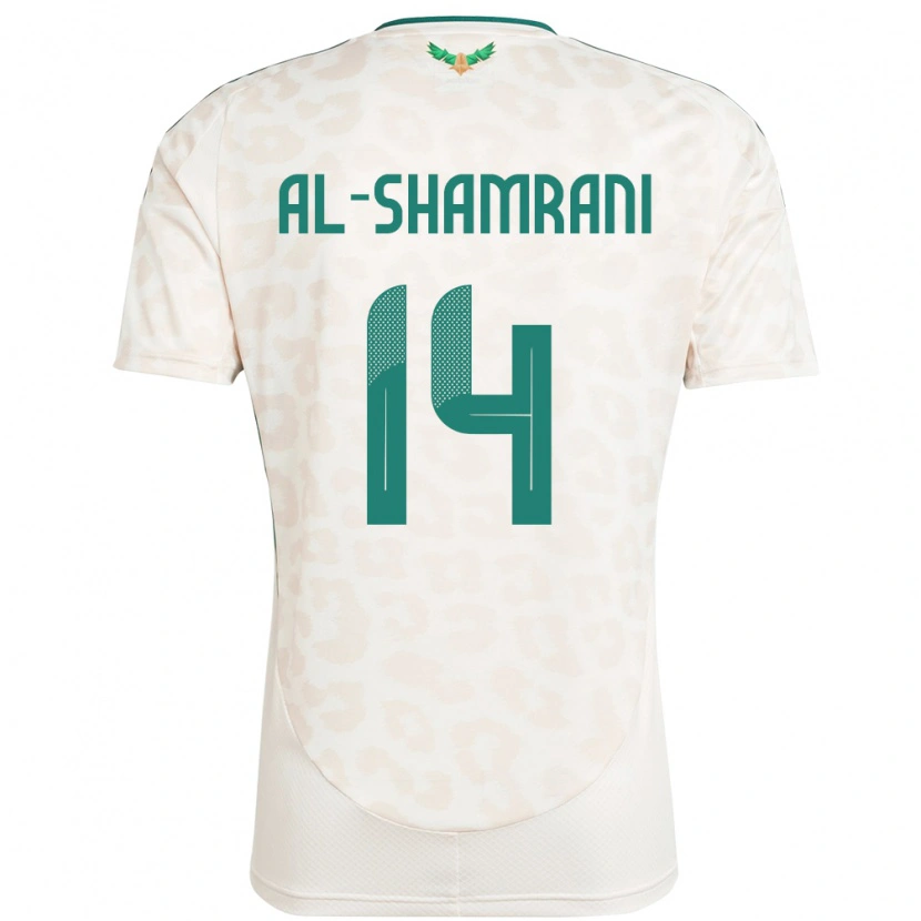 Danxen Herren Saudi-Arabien Farhah Al-Shamrani #14 Weiß Auswärtstrikot Trikot 24-26 T-Shirt Schweiz