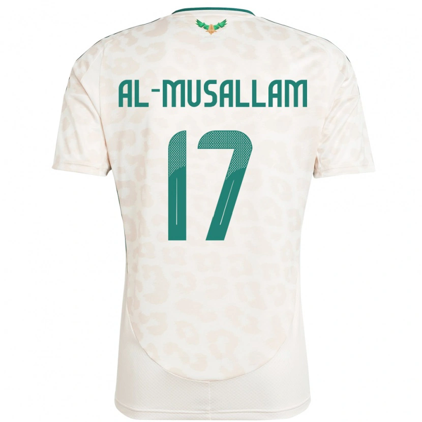 Danxen Herren Saudi-Arabien Hassan Al-Musallam #17 Weiß Auswärtstrikot Trikot 24-26 T-Shirt Schweiz