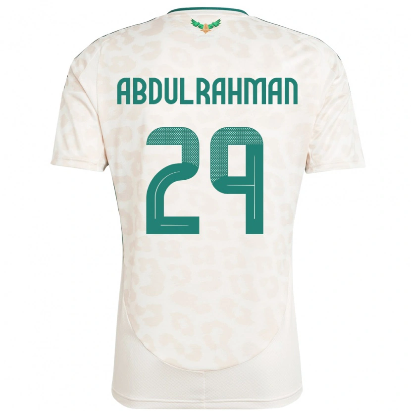 Danxen Herren Saudi-Arabien Mohammed Abdulrahman #29 Weiß Auswärtstrikot Trikot 24-26 T-Shirt Schweiz