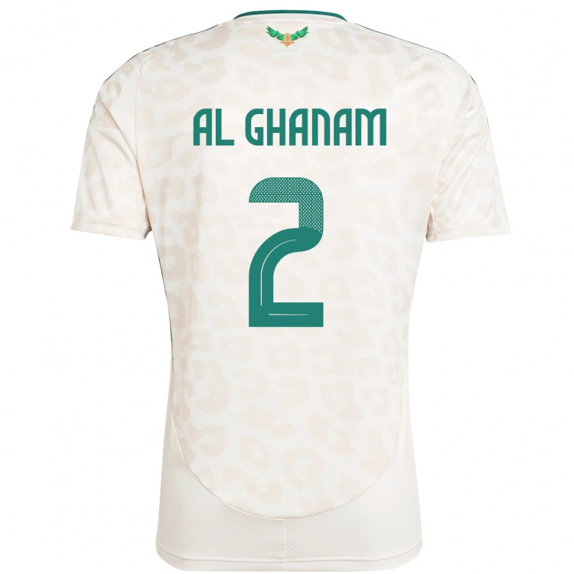 Danxen Herren Saudi-Arabien Sultan Al Ghanam #2 Weiß Auswärtstrikot Trikot 24-26 T-Shirt Schweiz