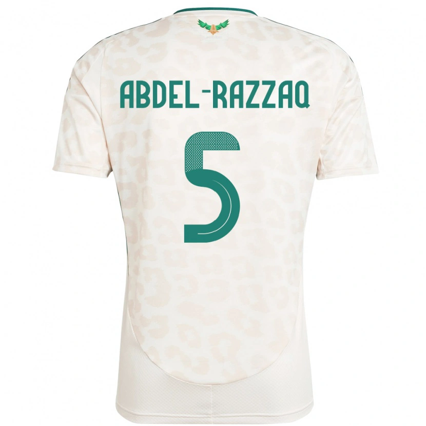 Danxen Herren Saudi-Arabien Lana Abdel Razzaq #5 Weiß Auswärtstrikot Trikot 24-26 T-Shirt Schweiz