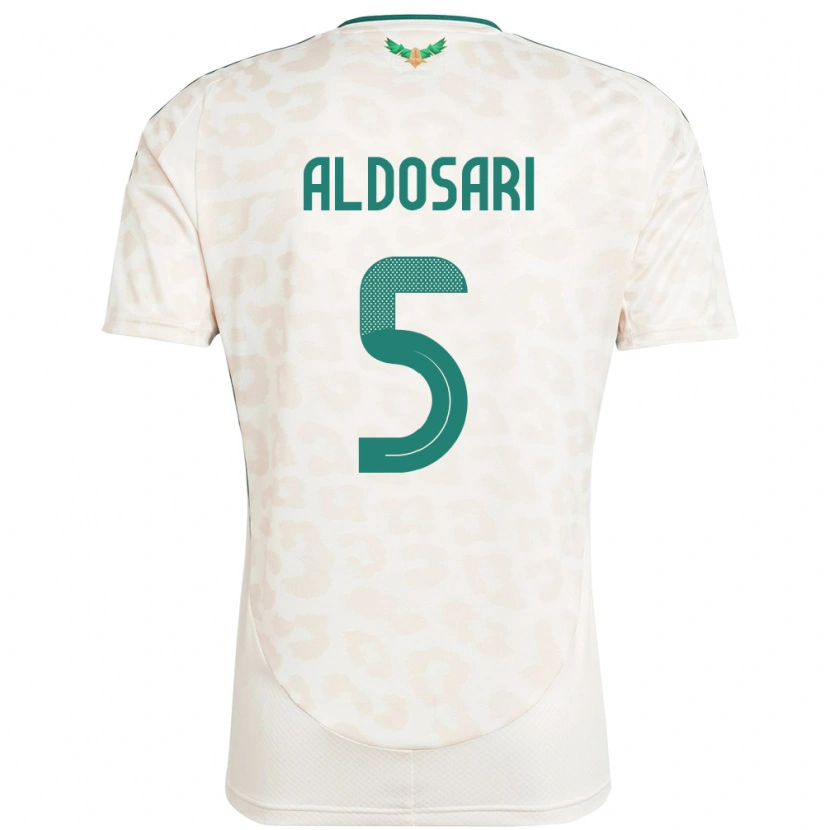 Danxen Herren Saudi-Arabien Mohammed Aldosari #5 Weiß Auswärtstrikot Trikot 24-26 T-Shirt Schweiz