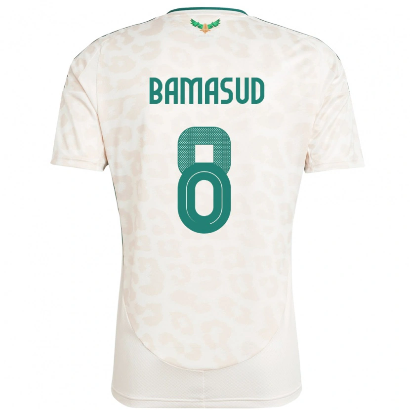 Danxen Herren Saudi-Arabien Ahmed Bamasud #8 Weiß Auswärtstrikot Trikot 24-26 T-Shirt Schweiz