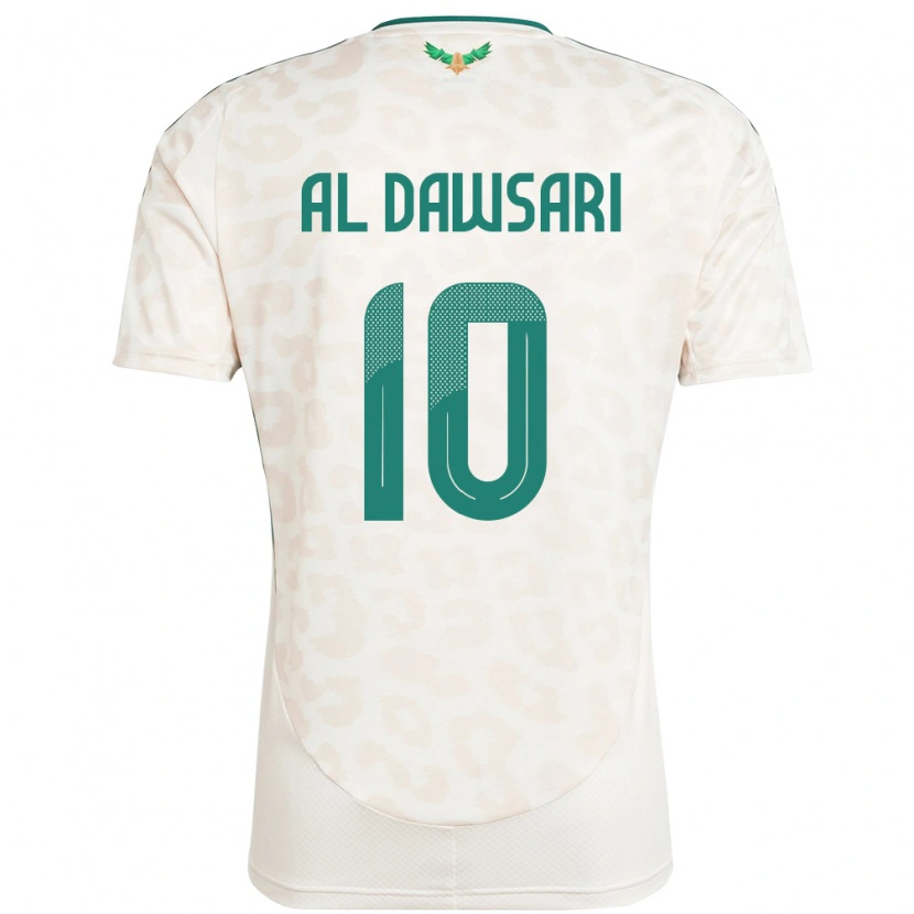 Danxen Herren Saudi-Arabien Salem Al Dawsari #10 Weiß Auswärtstrikot Trikot 24-26 T-Shirt Schweiz