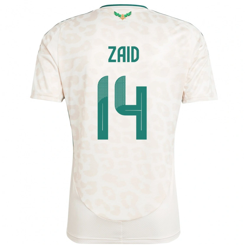 Danxen Herren Saudi-Arabien Abdullah Zaid #14 Weiß Auswärtstrikot Trikot 24-26 T-Shirt Schweiz