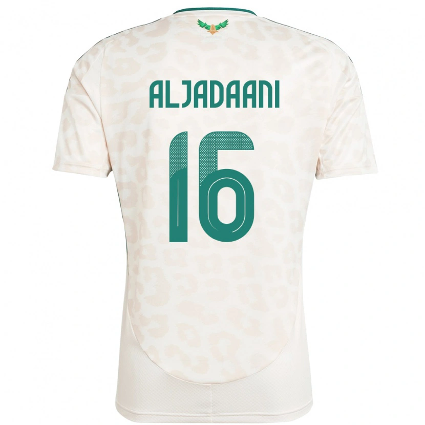 Danxen Herren Saudi-Arabien Nawaf Aljadaani #16 Weiß Auswärtstrikot Trikot 24-26 T-Shirt Schweiz