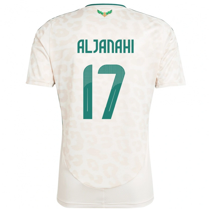 Danxen Herren Saudi-Arabien Nawaf Aljanahi #17 Weiß Auswärtstrikot Trikot 24-26 T-Shirt Schweiz