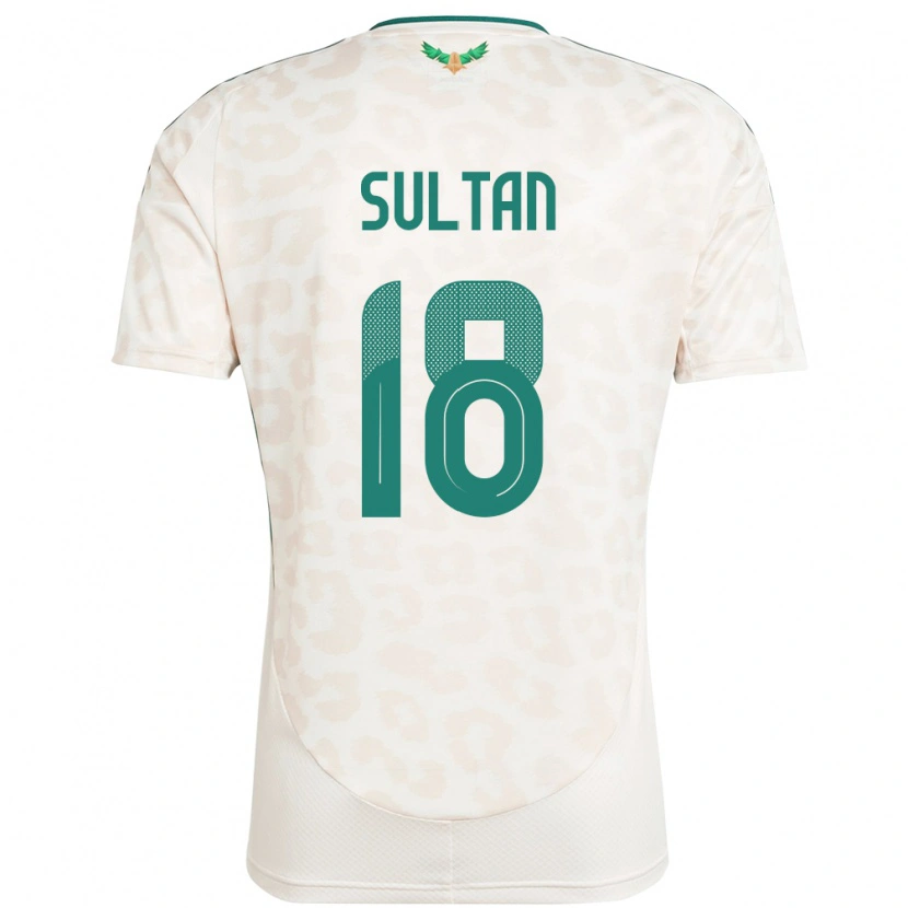 Danxen Herren Saudi-Arabien Qasim Sultan #18 Weiß Auswärtstrikot Trikot 24-26 T-Shirt Schweiz